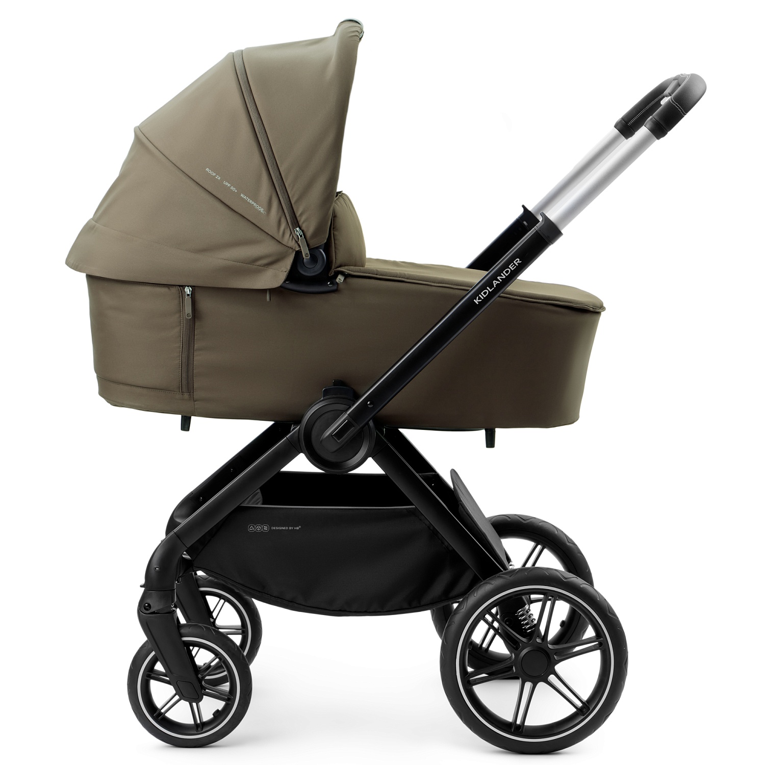 Happy Baby Коляска 2 в 1 KIDLANDER, dark olive