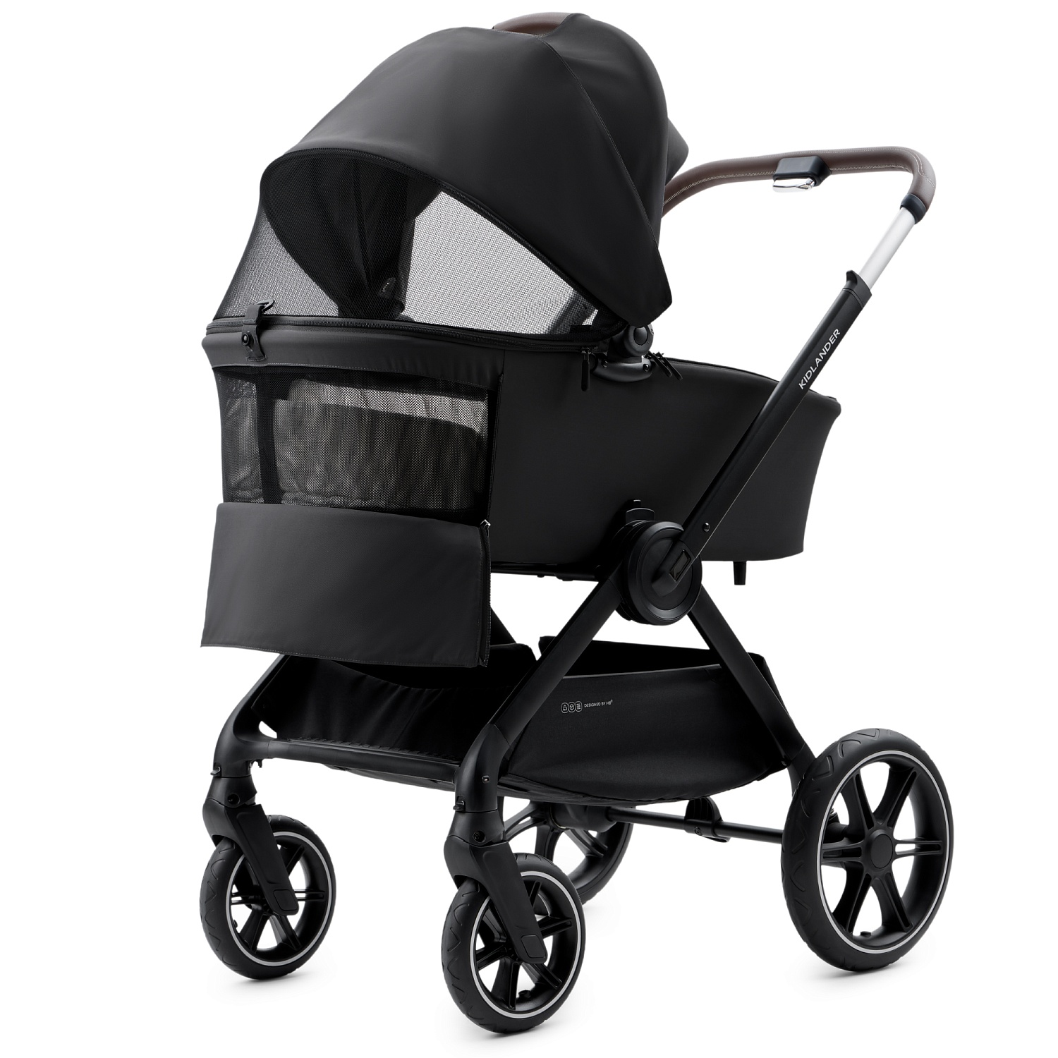 Happy Baby Коляска 2 в 1 KIDLANDER, black