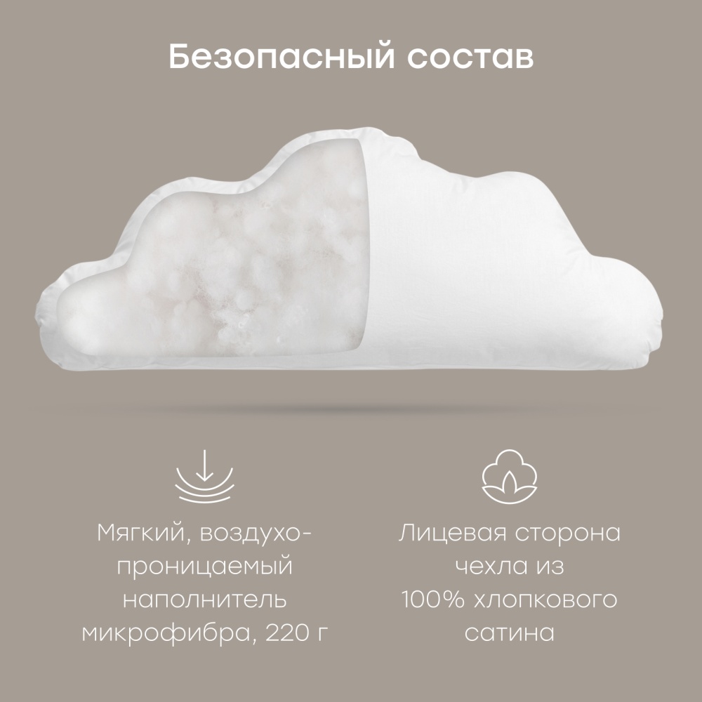 Happy Baby Набор бортиков на кроватку, 3 шт., молочный / milk