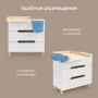 Happy Baby Набор органайзеров для детской кроватки, white