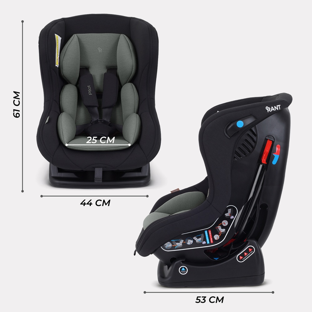 Автокресло RANT LB-777 "Pilot" (Green) группа 0-1 (0-18 кг)
