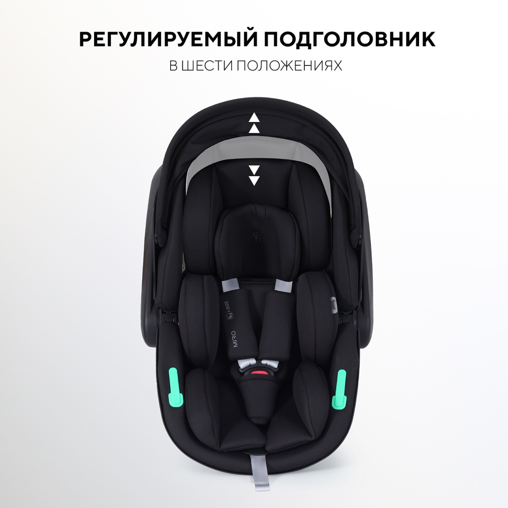 Автокресло RANT AY370 "MIRO" Black (40-87см)