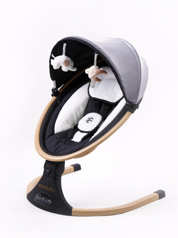 Качели электронные детские AMAROBABY ERGO SWING, чёрный