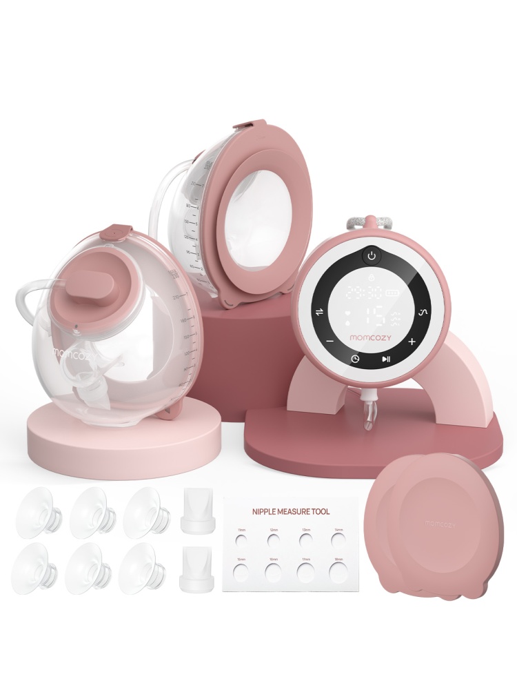 Momcozy Портативный электрический молокоотсос BP137 (серия V1 Pro), 2 шт. 