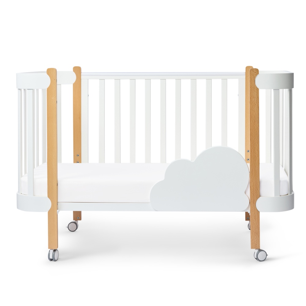 Happy Baby Набор простыней на резинке 140x70 см, 2 шт., белый / white