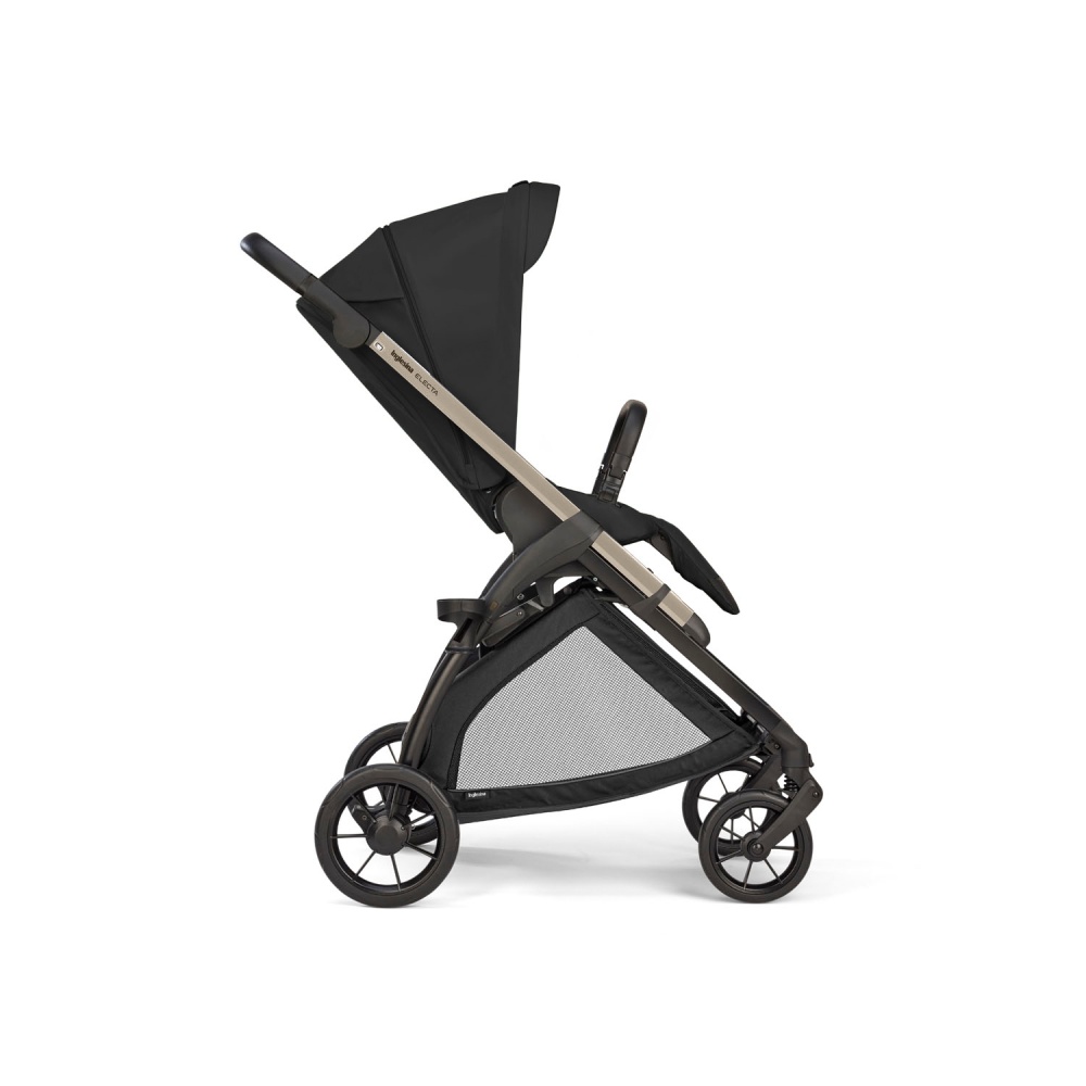 Коляска 2 в 1 Inglesina Electa New с подставкой под люльку Stand Up, Upper Black