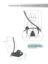Автокресло детское (бустер) AMAROBABY Easy way, группа III, (чёрный/красный)