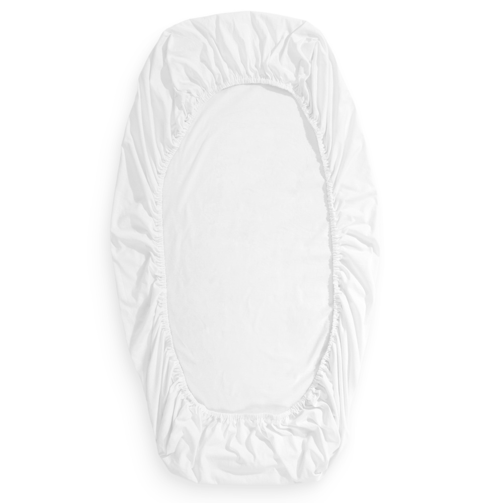 Happy Baby Набор простыней на резинке 140x70 см, 2 шт., белый / white