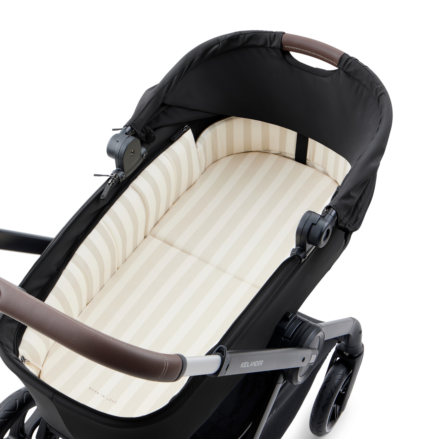 Happy Baby Коляска 2 в 1 KIDLANDER, black