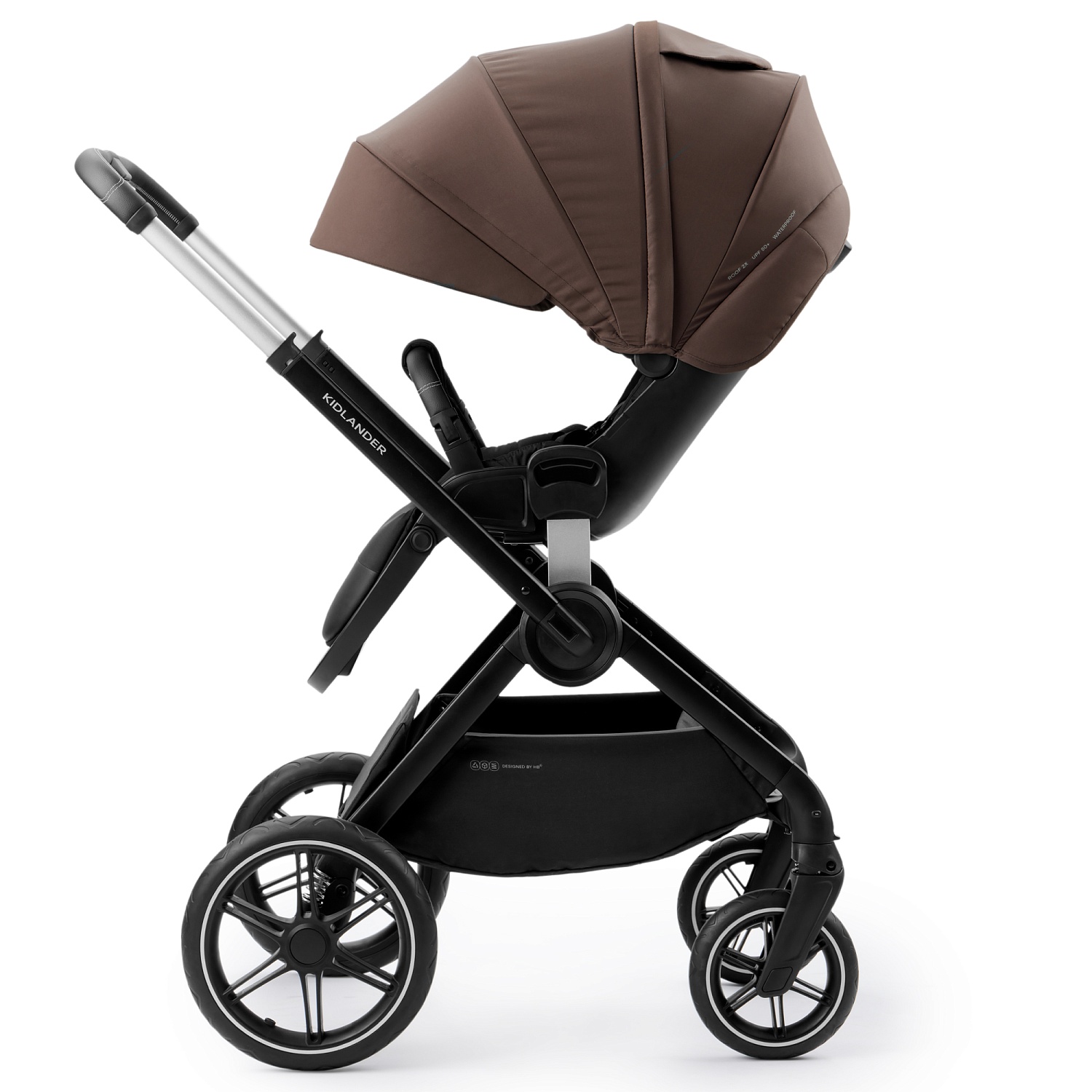 Happy Baby Коляска 2 в 1 KIDLANDER, dark brown