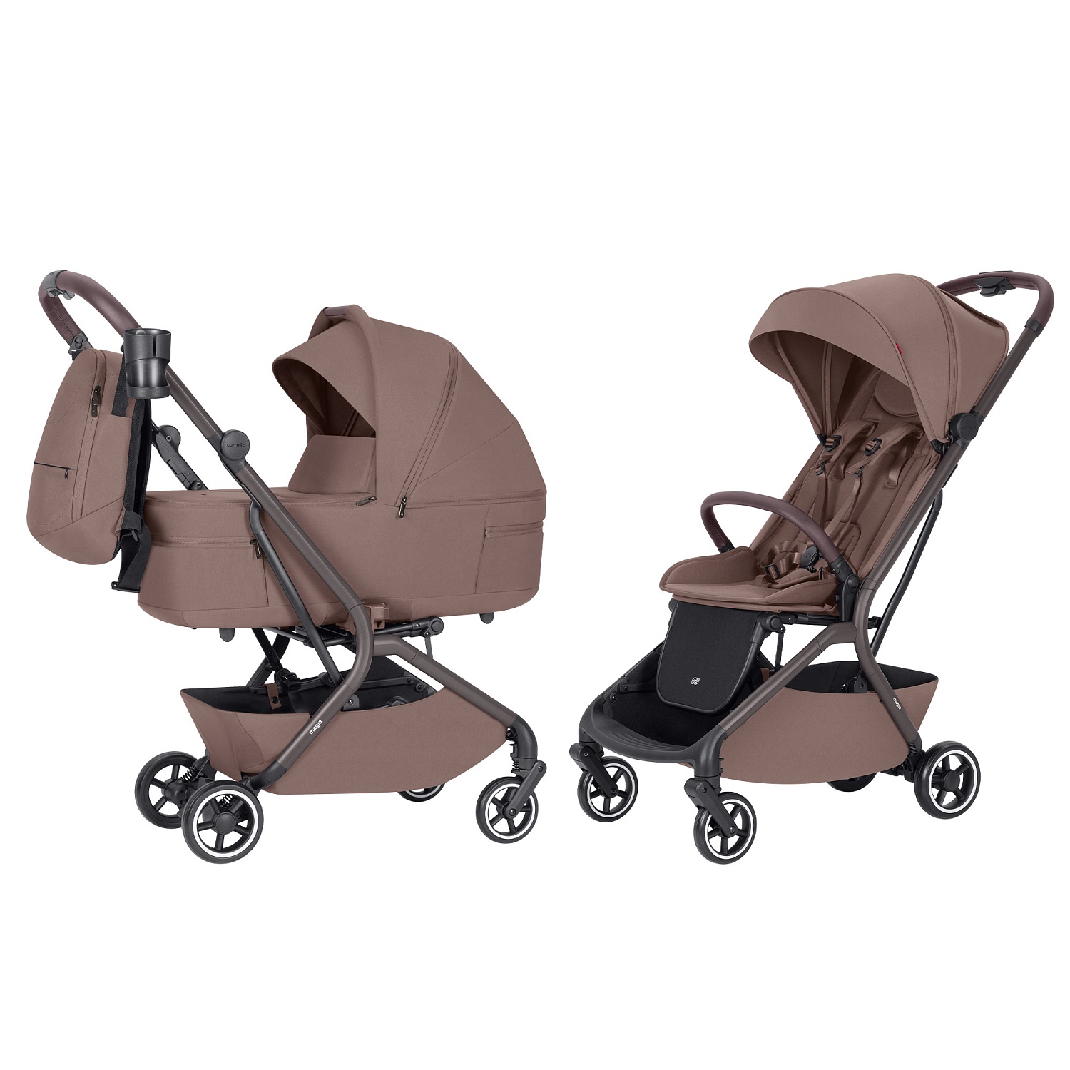 Carrello Коляска 2 В 1  Magia   CRL-6555  Glace Pink