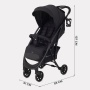 Коляска детская RANT "LARGO" RA054 Onyx Black 2024