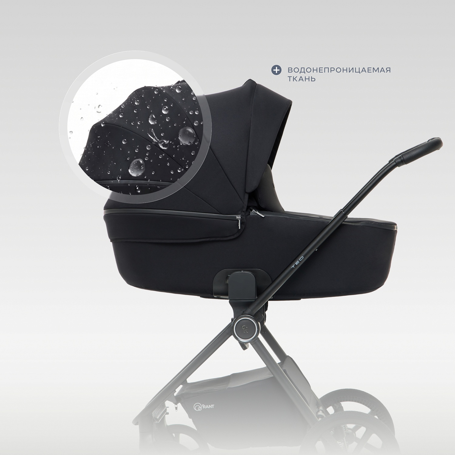 Коляска детская RANT "TEO soft" (2в1) RA121 Black