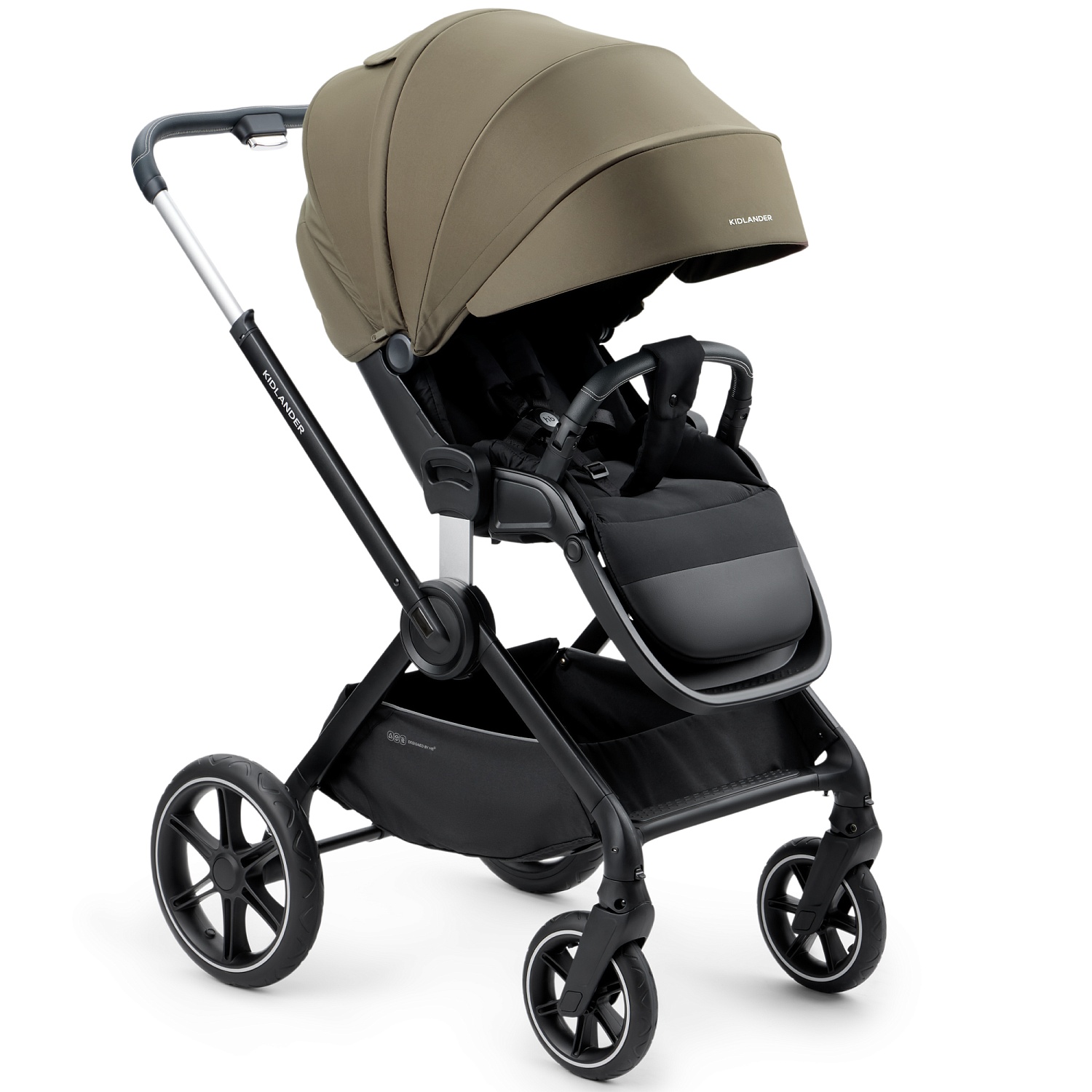 Happy Baby Коляска 2 в 1 KIDLANDER, dark olive