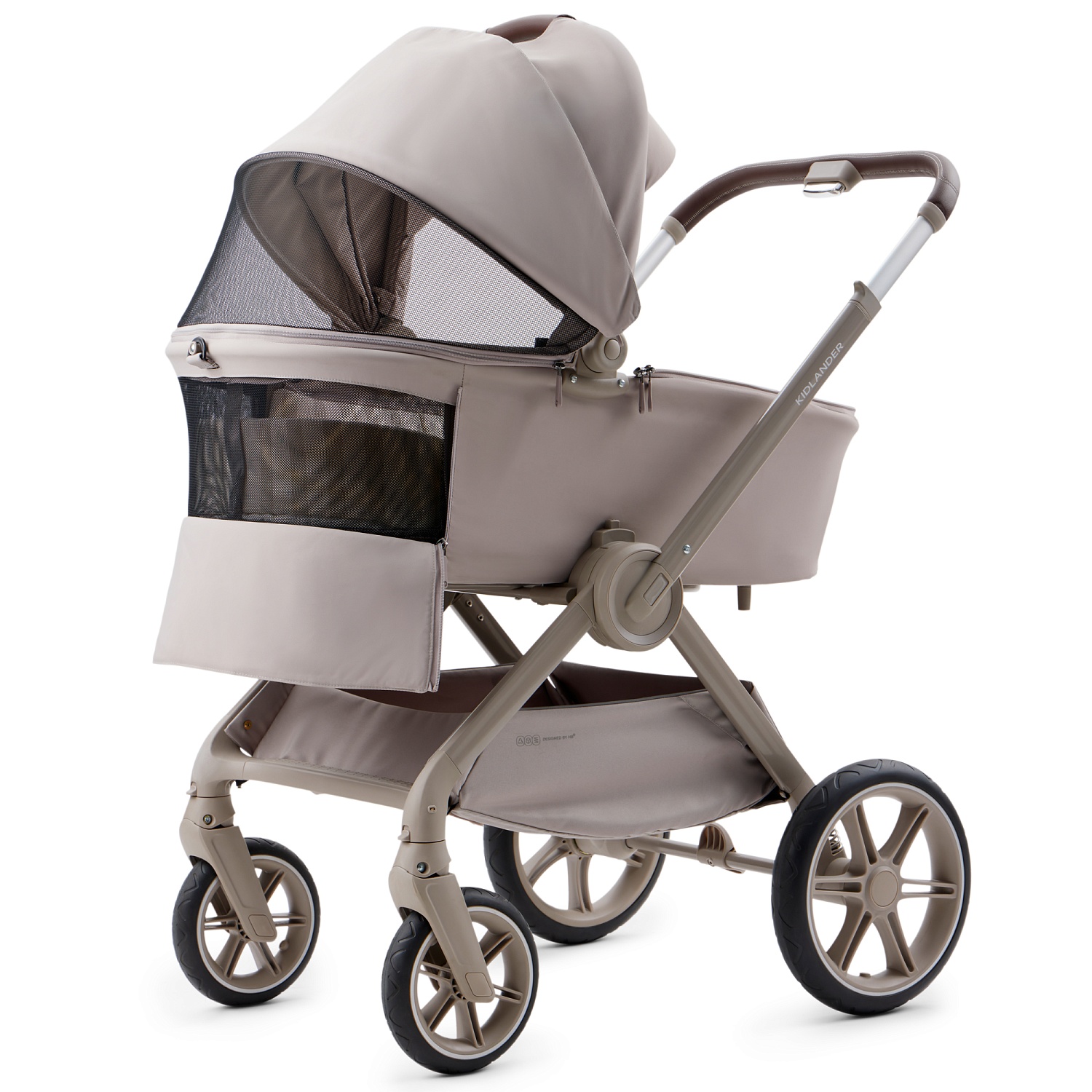Happy Baby Коляска 2 в 1 KIDLANDER, grey
