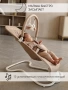 Качели электронные детские AMAROBABY HAPPY SWING, бежевый