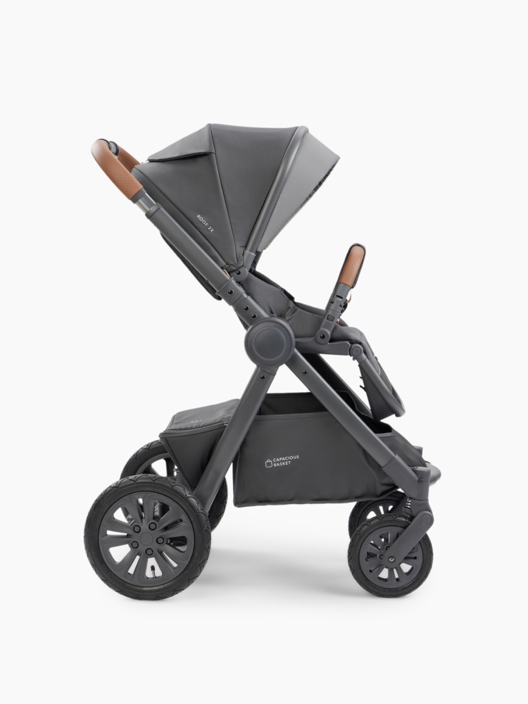 Happy Baby Коляска 2 в 1 MOMMER PRO, dark grey nova