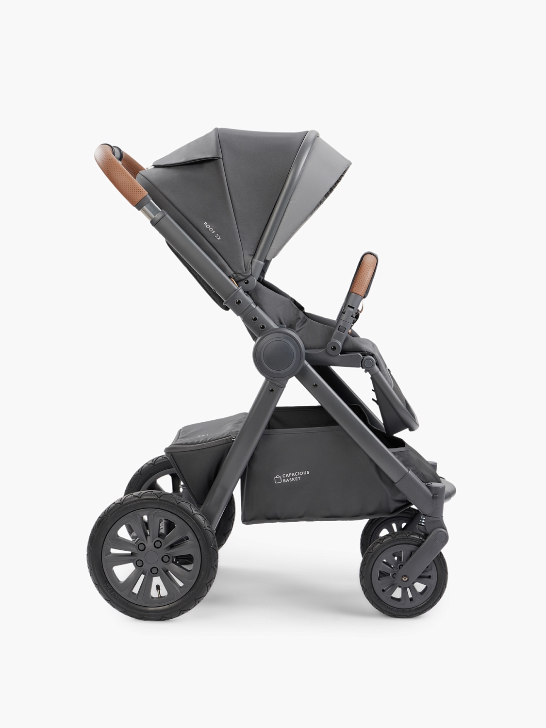 Happy Baby Коляска 2 в 1 MOMMER PRO, dark grey nova