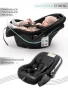 Автокресло детское AMAROBABY Baby comfort, группа 0+, (чёрный)