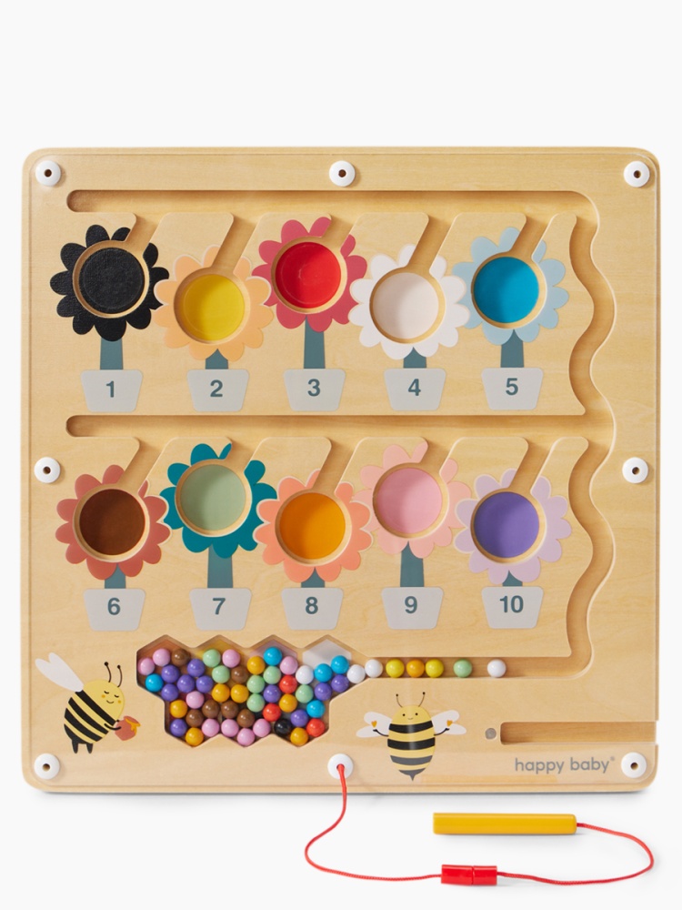 Happy Baby Развивающая игрушка магнитный лабиринт, BEE BOARD «БИ БОРД», разноцветный / multicoloured