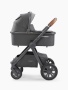 Happy Baby Коляска 2 в 1 MOMMER PRO, dark grey nova