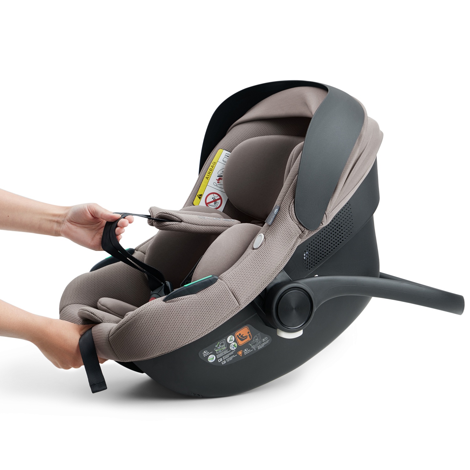 Happy Baby Автокресло SAFER, beige grey