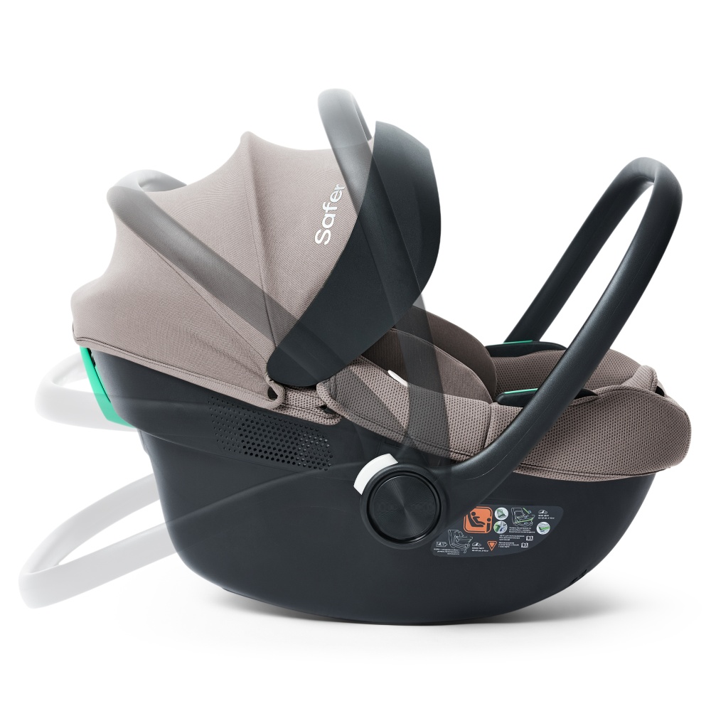 Happy Baby Автокресло SAFER, beige grey