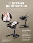 Mima Детский стул-трансформер Moon, цвет черно-карамельный 