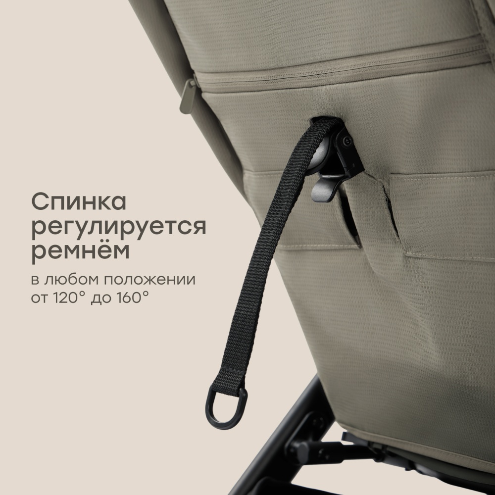 Happy Baby Коляска прогулочная SENSA, dark olive nova
