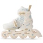 Happy Baby Ролики-коньки 3в1 детские SKROLLS, blue flowers, size M
