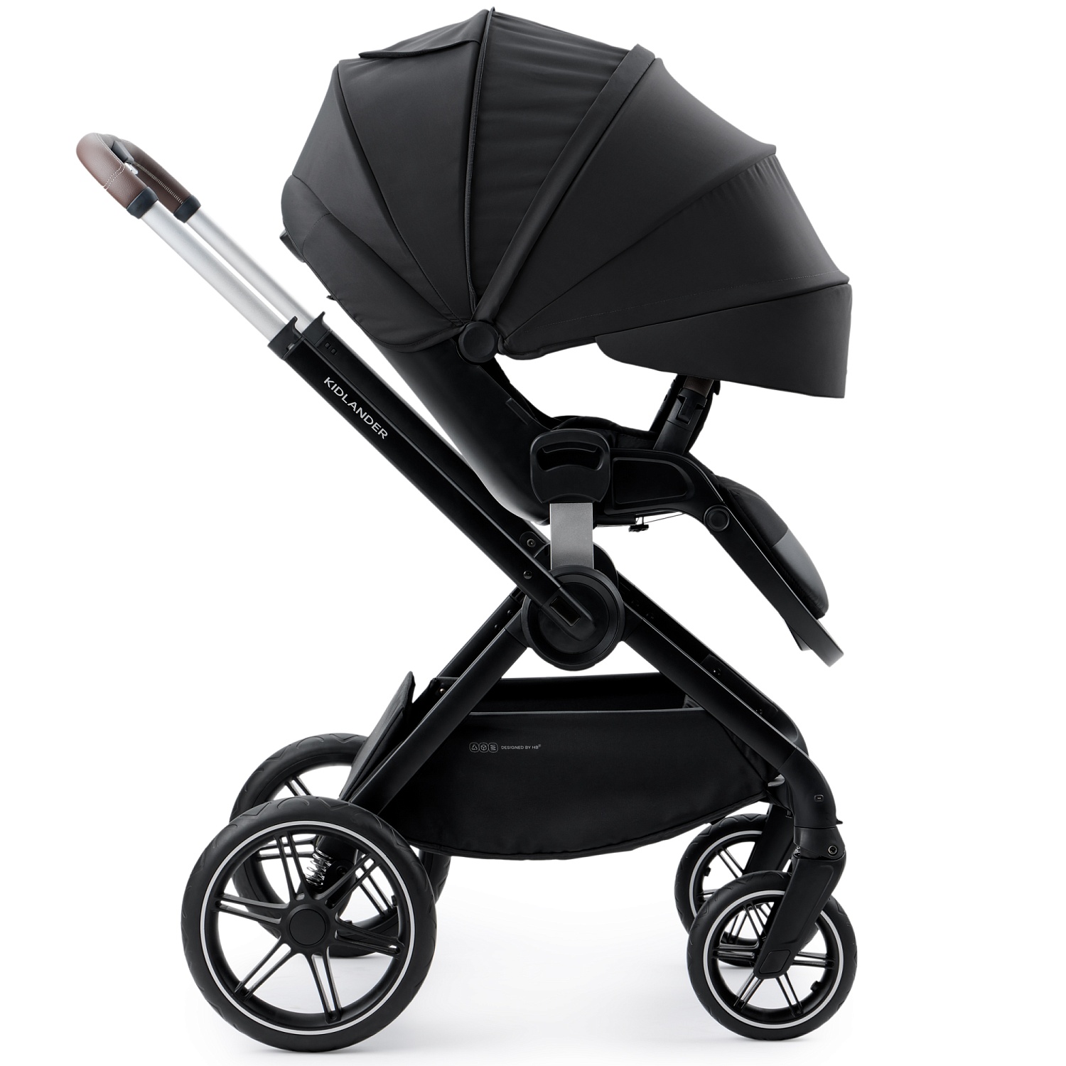 Happy Baby Коляска 2 в 1 KIDLANDER, black