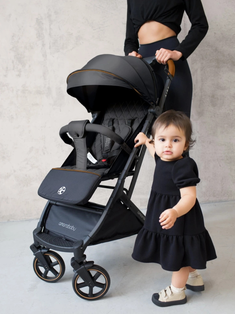 Коляска прогулочная Amarobaby, Airy, чёрный