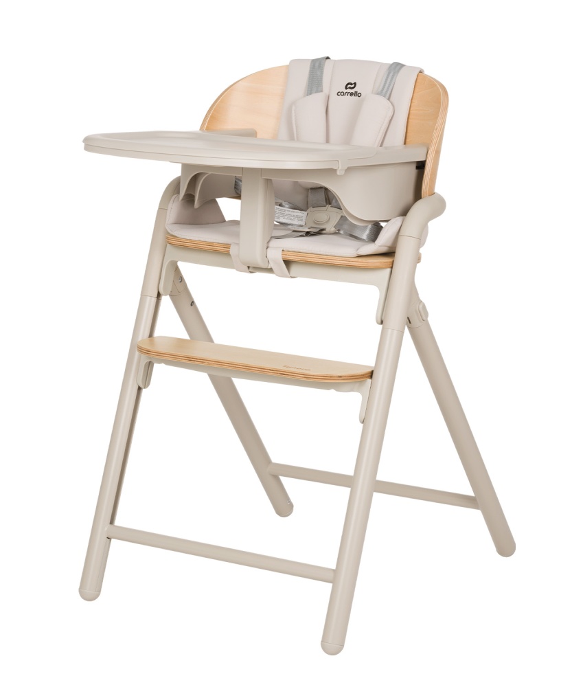 Carrello Стульчик для кормления   Tenero   Olympus Beige Wooden