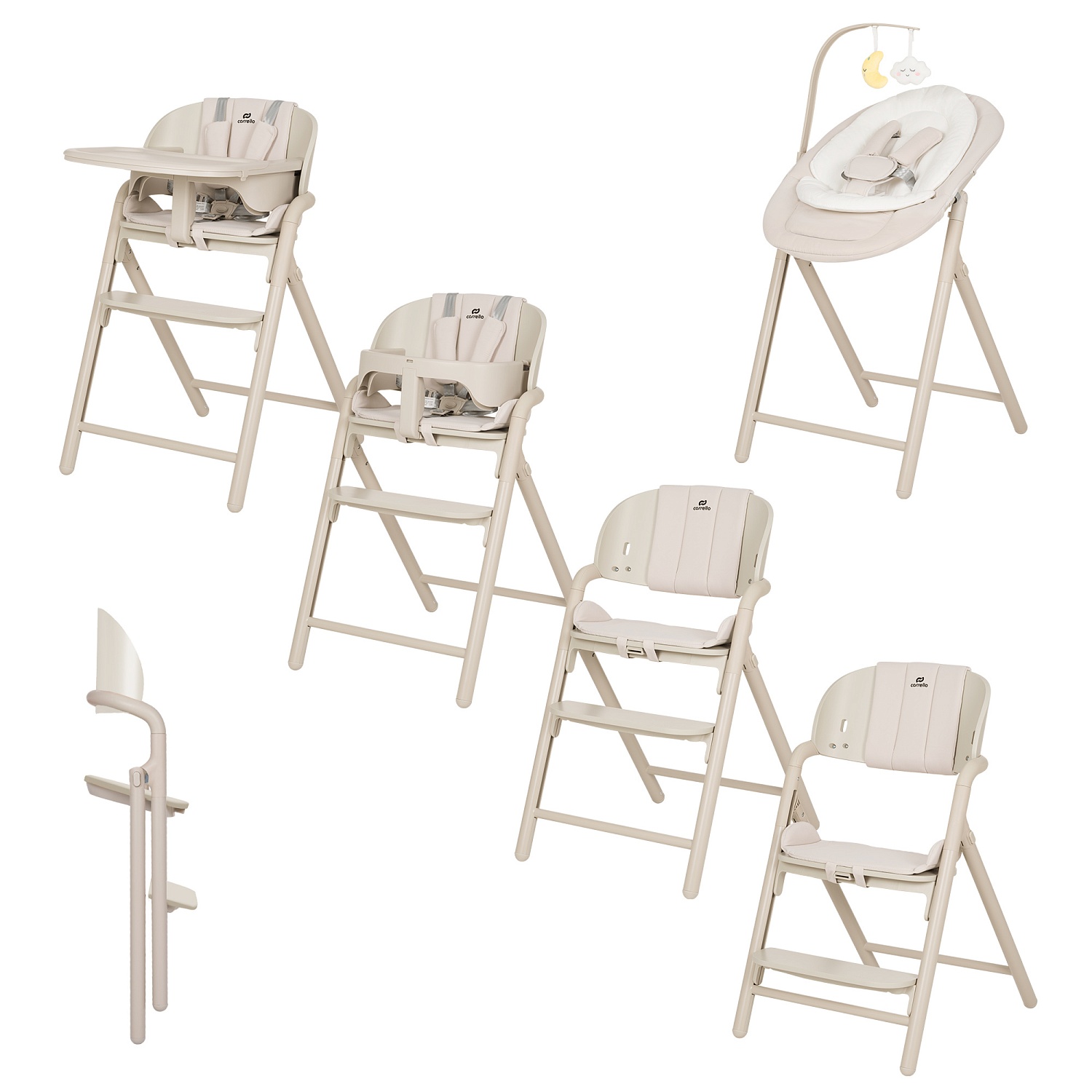 Carrello Стульчик для кормления   Tenero   Olympus Beige