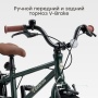 Happy Baby Велосипед детский VELARIS 16" («ВЕЛАРИС 16"»), темно-зеленый / dark green