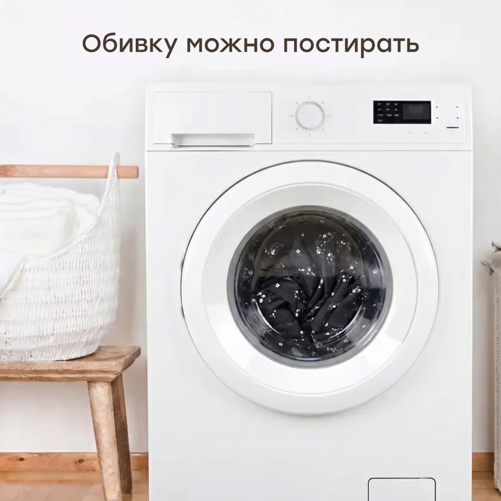 Happy Baby Игрушечная коляска, ASHLEY «ЭШЛИ», черный (цветы)
