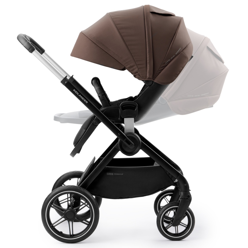 Happy Baby Коляска 2 в 1 KIDLANDER, dark brown