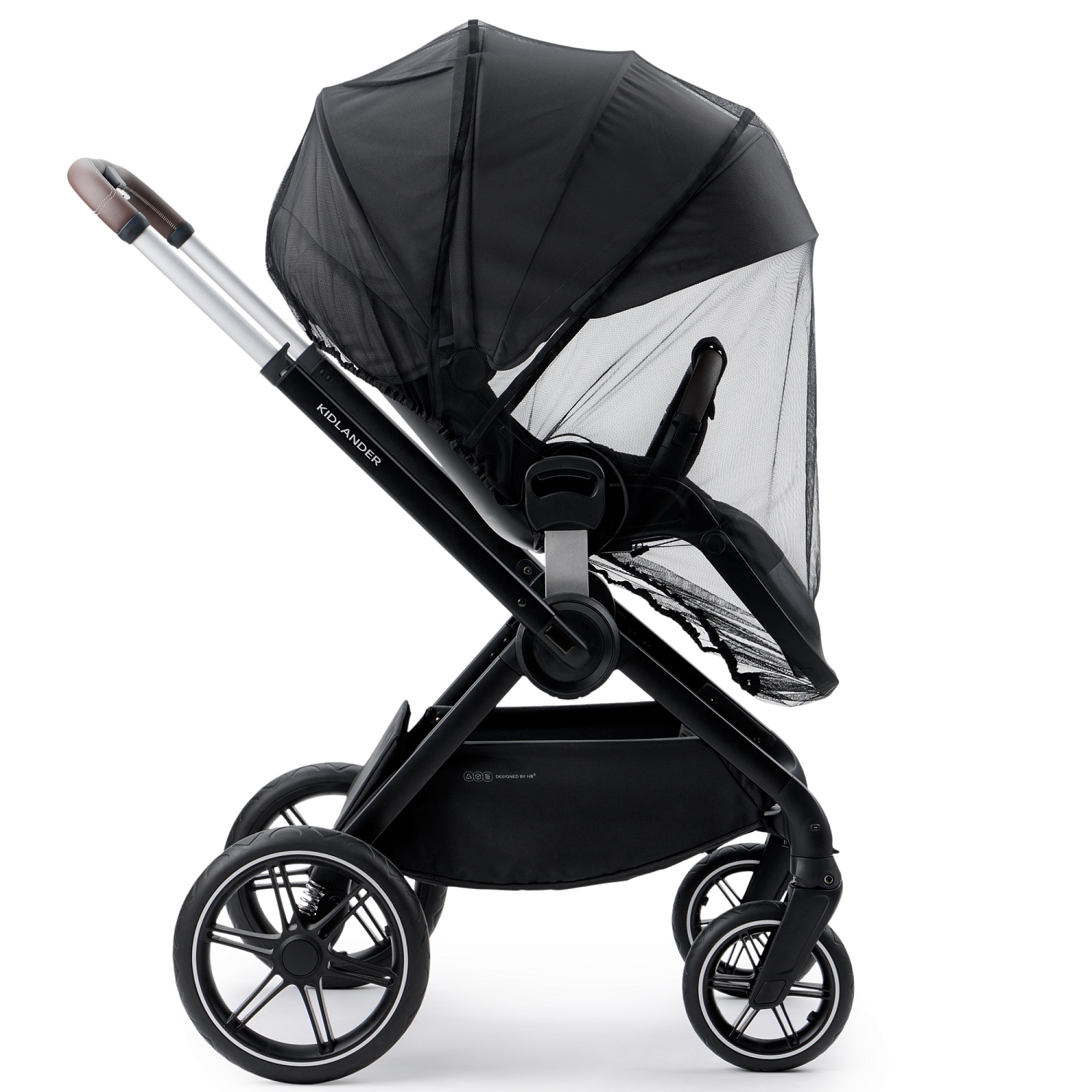 Happy Baby Коляска 2 в 1 KIDLANDER, dark grey