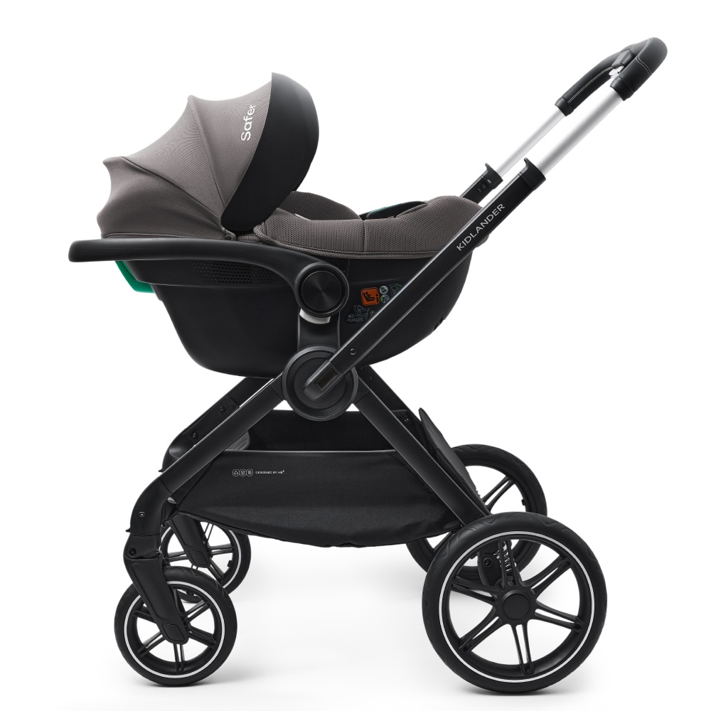 Happy Baby Коляска 2 в 1 KIDLANDER, dark grey