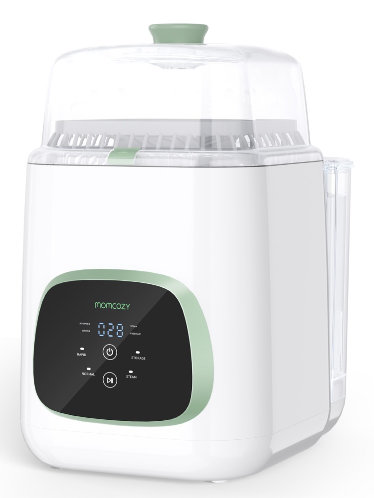 Momcozy Автоматическая мойка и стерилизатор детских бутылочек BS03 KleanPal Pro, цвет белый 