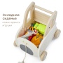 Happy Baby Игрушка-каталка, VROOMY «ВРУМИ», молочный / milky