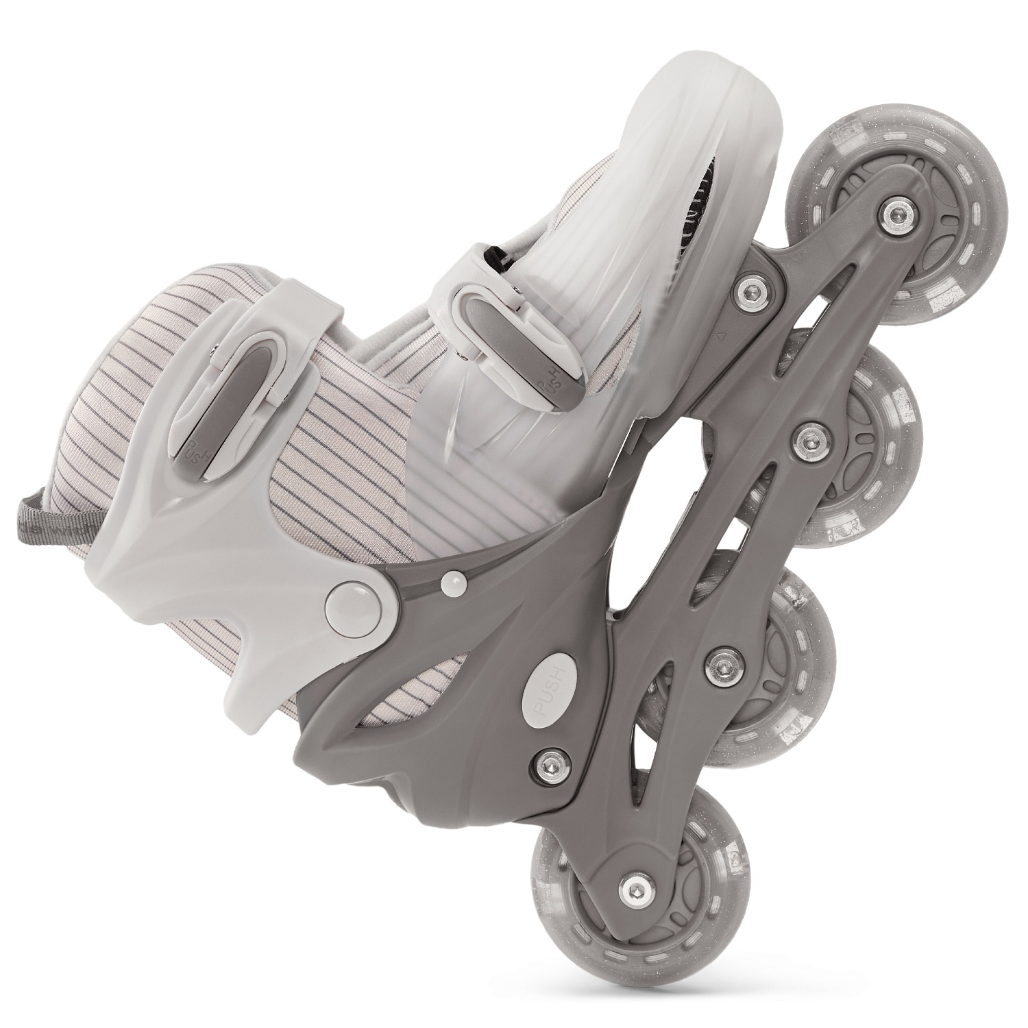 Happy Baby Ролики-коньки 3в1 детские SKROLLS, milky, size S