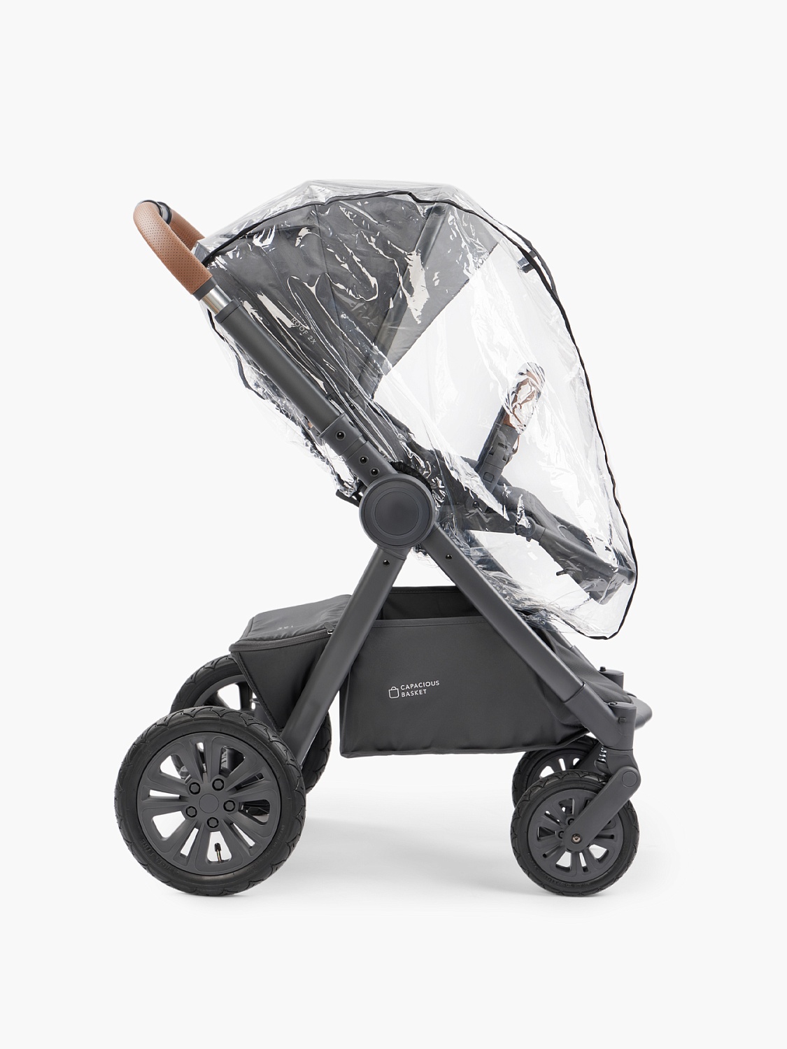 Happy Baby Коляска 2 в 1 MOMMER PRO, dark grey nova