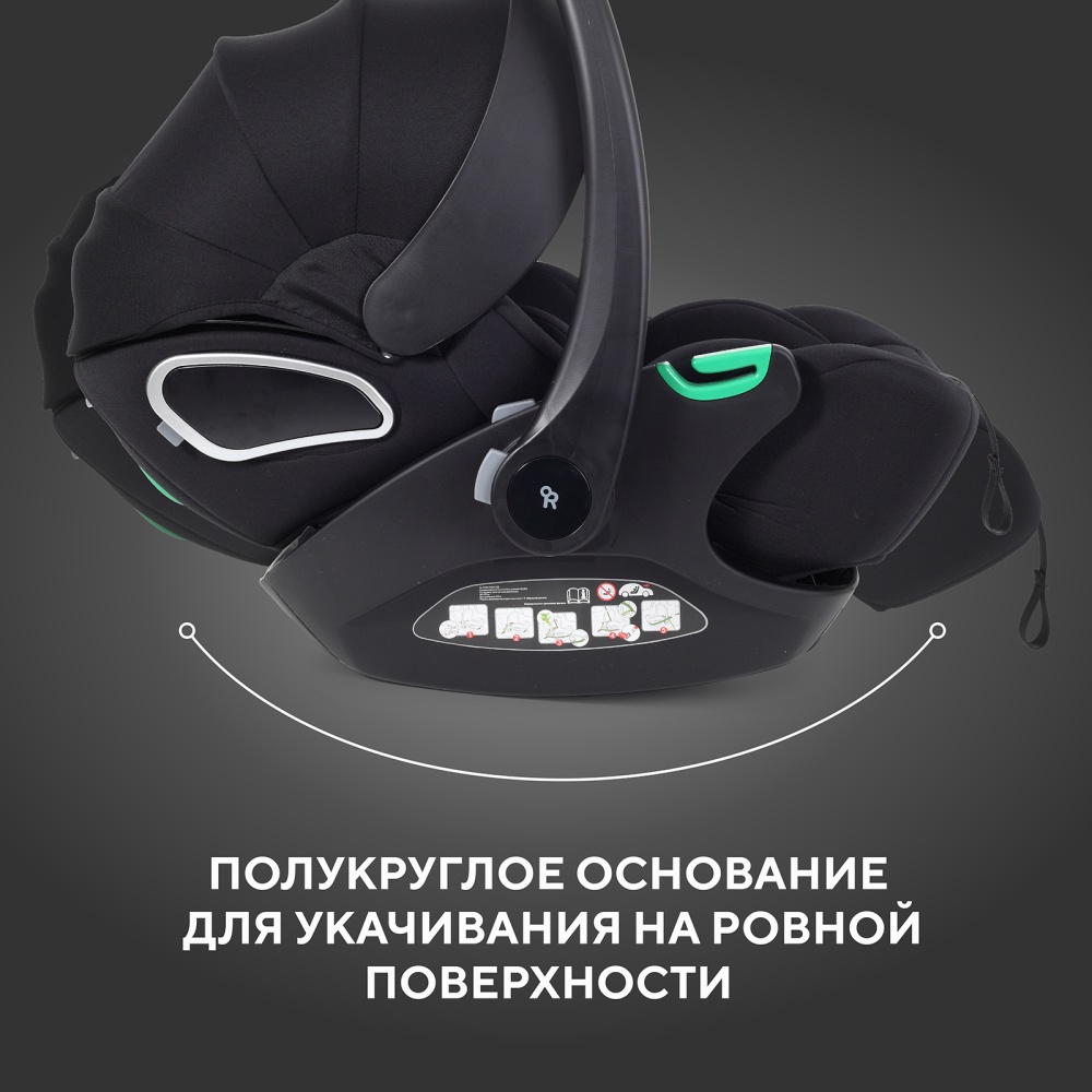 Автокресло RANT KBH602 "EVOMAX" Black (40-87см)