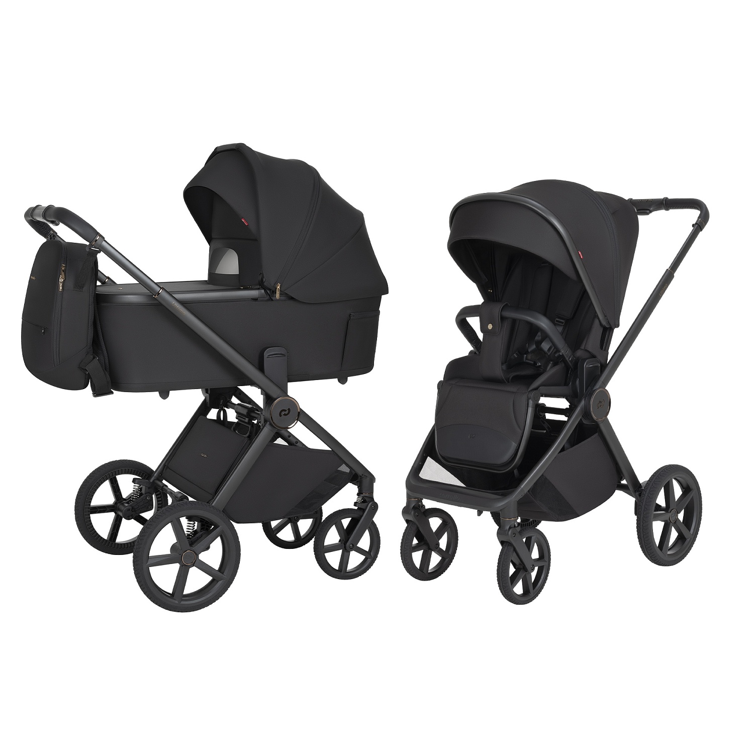 Carrello Коляска 2 В 1  Carrello  Ultimo F CRL-6701  Sable Black
