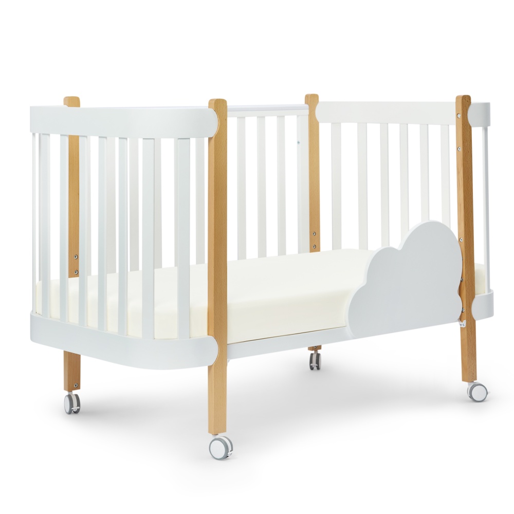 Happy Baby Набор простыней на резинке 140x70 см, 2 шт., молочный / milk