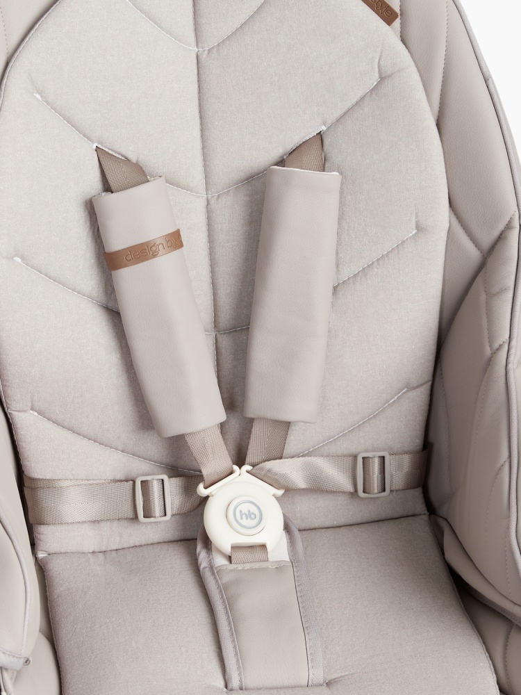 Happy Baby Стул для кормления BERNY LUX, grey new