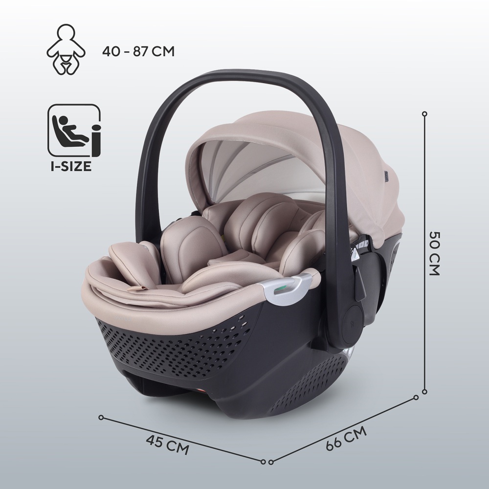 Автокресло RANT AY378 "ASTER zero" Beige (40-87см)