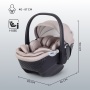 Автокресло RANT AY378 "ASTER zero" Beige (40-87см)