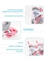 Ролики Amarobaby Unicorn раздвижные со светящимися колесами, розовые, размер 30-33